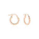 Cr&eacute;oles Appolina Argent Rose - Boucles d'oreilles cr&eacute;oles Femme | Histoire d&rsquo;Or