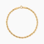 Bracelet Jerry Maille Corde Or Jaune - Bracelets cha&icirc;ne Femme | Histoire d&rsquo;Or