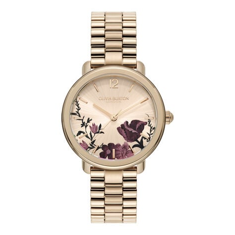 Montre Olivia Burton Vintage Floral Rose - Montres Femme | Histoire d&rsquo;Or