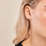 Boucles D'oreilles Pendantes Universe Or Jaune Am&eacute;thyste Topaze Oxyde - Boucles d'oreilles pendantes Femme | Histoire d&rsquo;Or