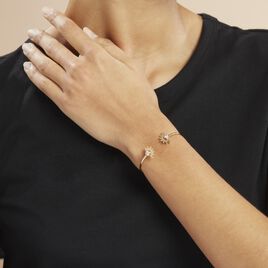 Bracelet Jonc Varia Plaqué Or Jaune Oxyde De Zirconium - Bracelets fantaisie Femme | Histoire d’Or