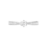 Bague Solitaire Symphonie Or Blanc Diamant - Bagues solitaires Femme | Histoire d&rsquo;Or