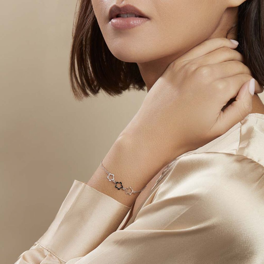 Bracelet Lucilla Argent Blanc - Bracelets Femme | Histoire d’Or