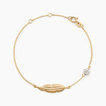 Bracelet Powoo Or Jaune Strass - Bracelets Femme | Histoire d&rsquo;Or