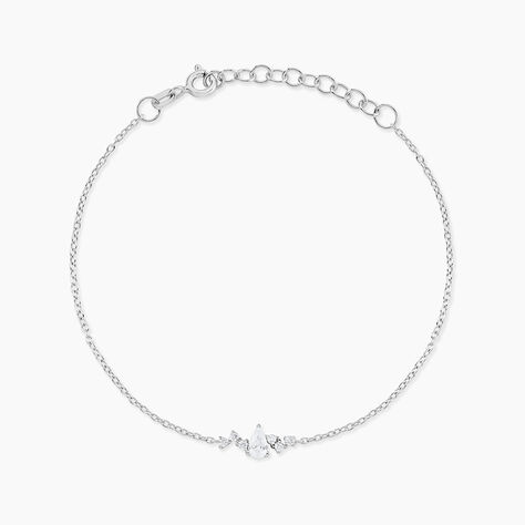 Bracelet Eclat d'Aurore Argent Blanc Oxyde De Zirconium - Bracelets Femme | Histoire d&rsquo;Or