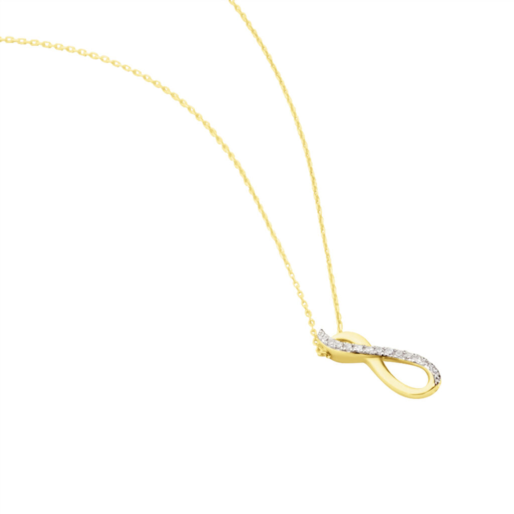 Collier Osanna Or Jaune Diamants - Colliers Femme | Histoire d’Or