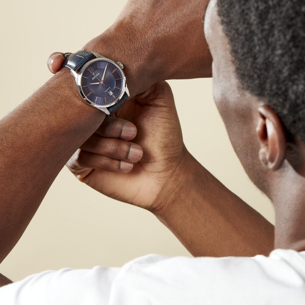 Montre Festina Classics Bleu - Montres Homme | Histoire d’Or