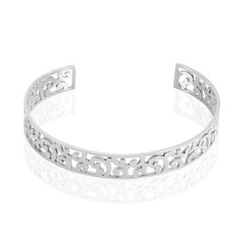 Bracelet Jonc Leylia Acier Blanc - Bracelets fantaisie Femme | Histoire d’Or