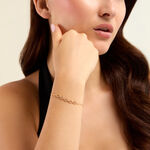 Bracelet Cinthya Argent Dor&eacute; A L'Or 750/1000 Oxyde De Zirconium - Bracelets Femme | Histoire d&rsquo;Or