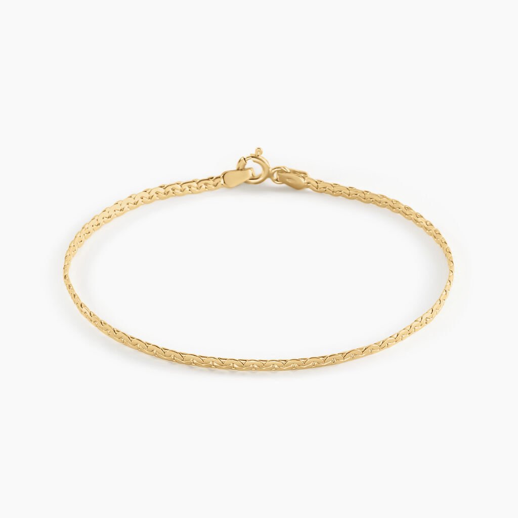 Bracelet Ivy Maille Haricot Or Jaune - Bracelets chaîne Femme | Histoire d’Or