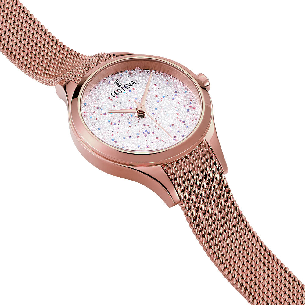 Montres Festina F20338/1 Acier Boucle déployante simple Rose Ronde -  HIMFRQX4540 • Histoire d'Or