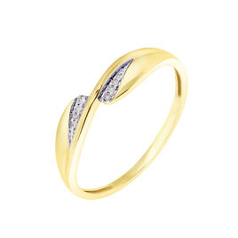 Bague Or Jaune Possana Diamants - Bagues avec pierre Femme | Histoire d’Or