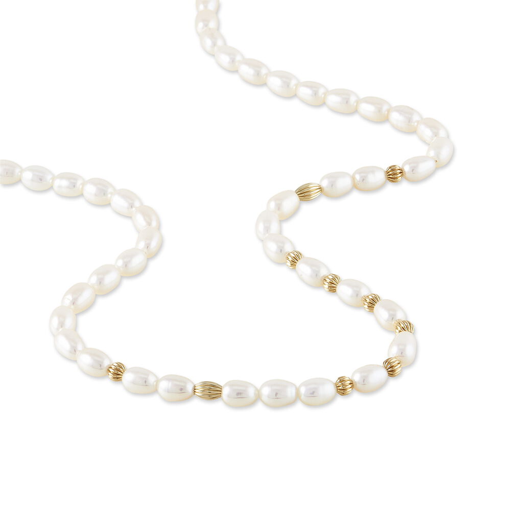 Collier Marie-viviane Or Jaune Perle De Culture - Colliers Femme | Histoire d’Or