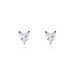 Boucles D'oreilles Puces Argent Blanc Schull Oxydes De Zirconium - Boucles d'oreilles fantaisie Femme | Histoire d’Or