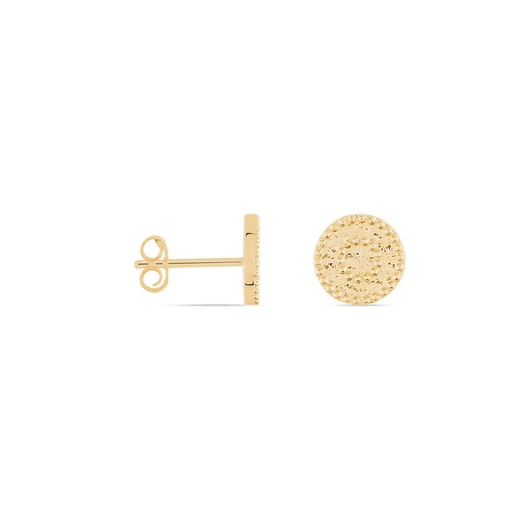 Boucles D'oreilles Puces Laria Plaqué Or Jaune - Boucles d'oreilles fantaisie Femme | Histoire d’Or