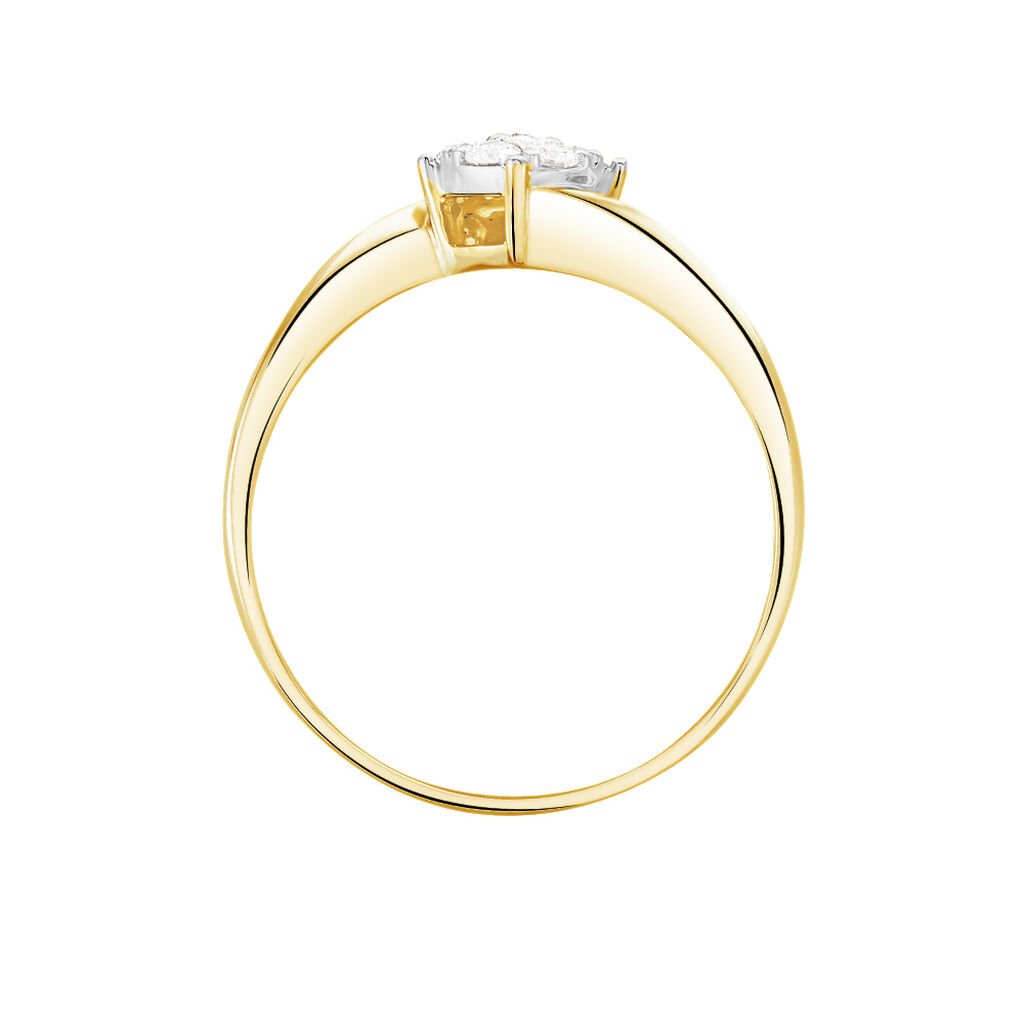 Bague Solitaire Lysia Or Jaune Diamant - Bagues solitaires Femme | Histoire d&rsquo;Or