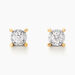 Boucles D'oreilles Puces Diamotion Or Jaune Diamant - Clous d'oreilles Femme | Histoire d’Or