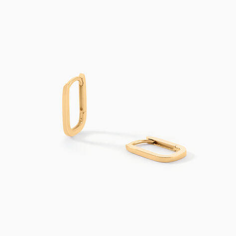 Créoles Coleman Or Jaune - Boucles d'oreilles créoles Femme | Histoire d’Or