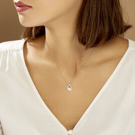 Collier Sohaliaae Argent Blanc Perle De Culture Et Oxyde De Zirconium - Colliers fantaisie Femme | Histoire d’Or