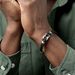 Bracelet Orancie Acier Blanc - Bracelets cordon Homme | Histoire d’Or
