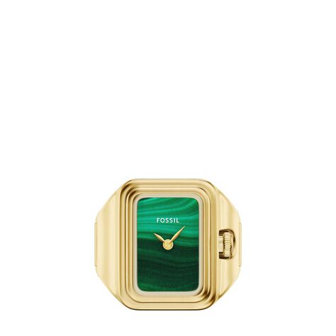 Montre Fossil Raquel Watch Ring Vert - Montres Femme | Histoire d’Or