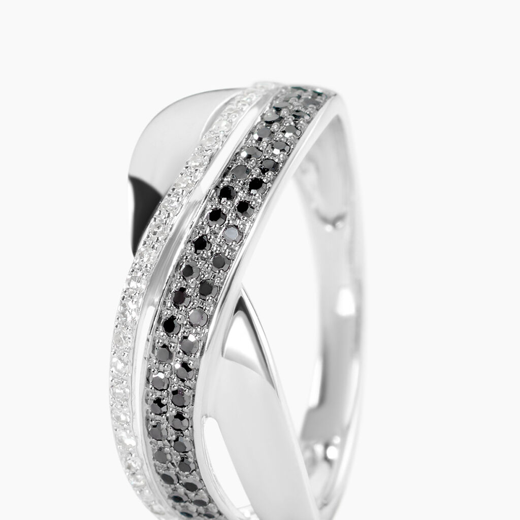 Bague Merlin Or Blanc Diamant - Bagues avec pierre Femme | Histoire d&rsquo;Or