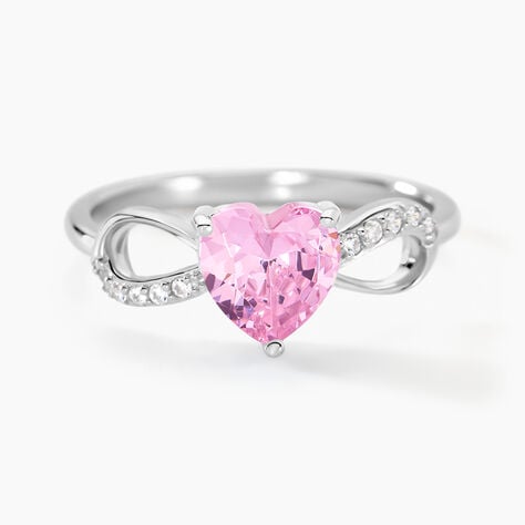 Bague Argent Blanc Atieno Oxyde De Zirconium - Bagues solitaires Femme | Histoire d&rsquo;Or