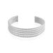 Bracelet Jonc Acier Blanc Anthonyn - Bracelets fantaisie Femme | Histoire d’Or