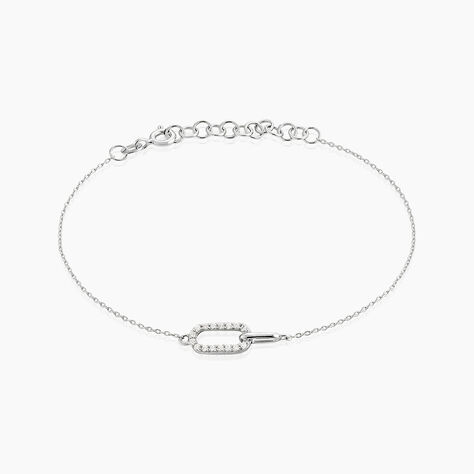 Bracelet Tracee Argent Blanc Oxyde De Zirconium - Bracelets Femme | Histoire d’Or