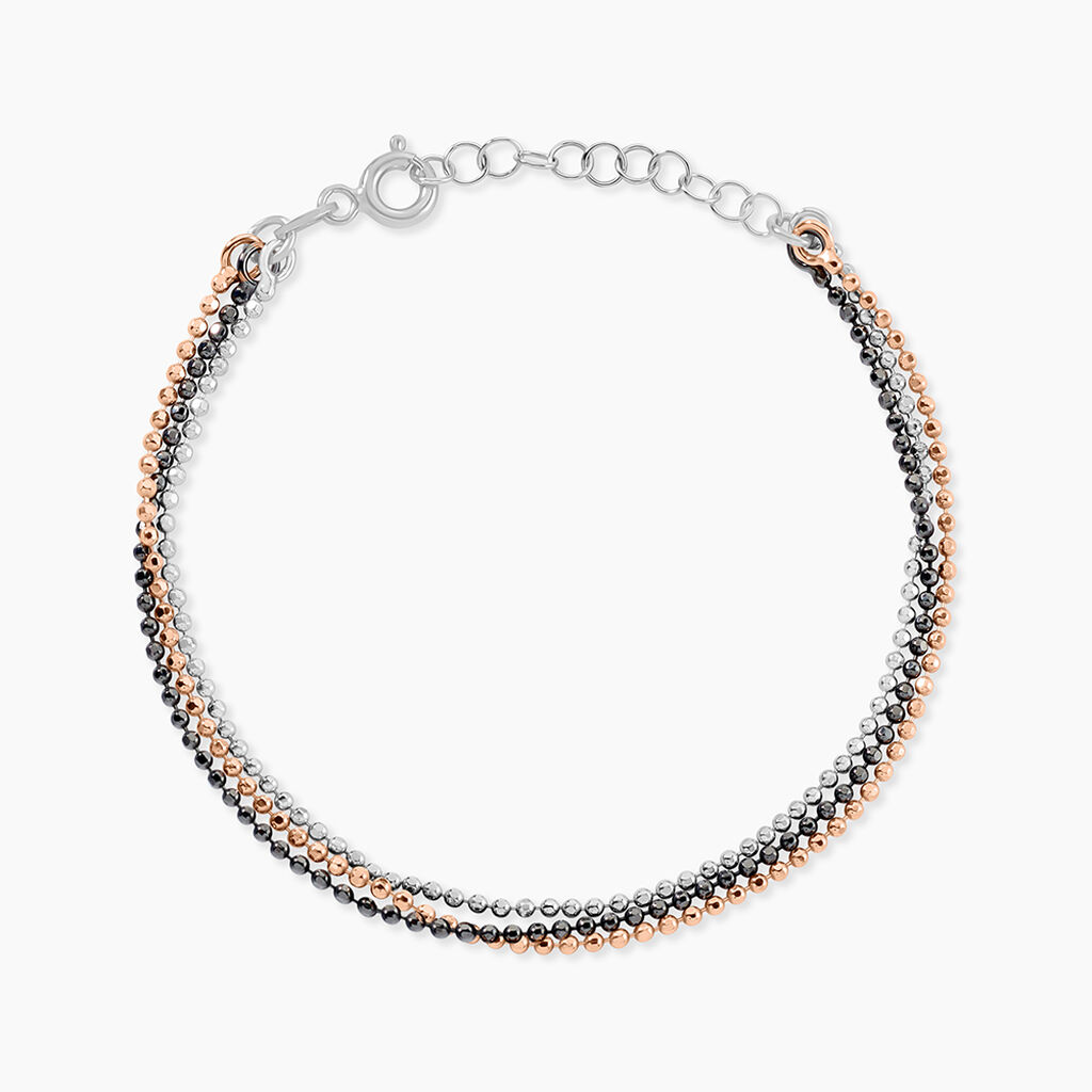 Bracelet Gabriela Argent Tricolore - Bracelets Femme | Histoire d’Or