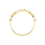 Bague Tiara Or Jaune Oxyde De Zirconium - Bagues avec pierre Femme | Histoire d&rsquo;Or