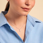 Collier Nikolia Argent Blanc Oxyde De Zirconium - Colliers fantaisie Femme | Histoire d&rsquo;Or