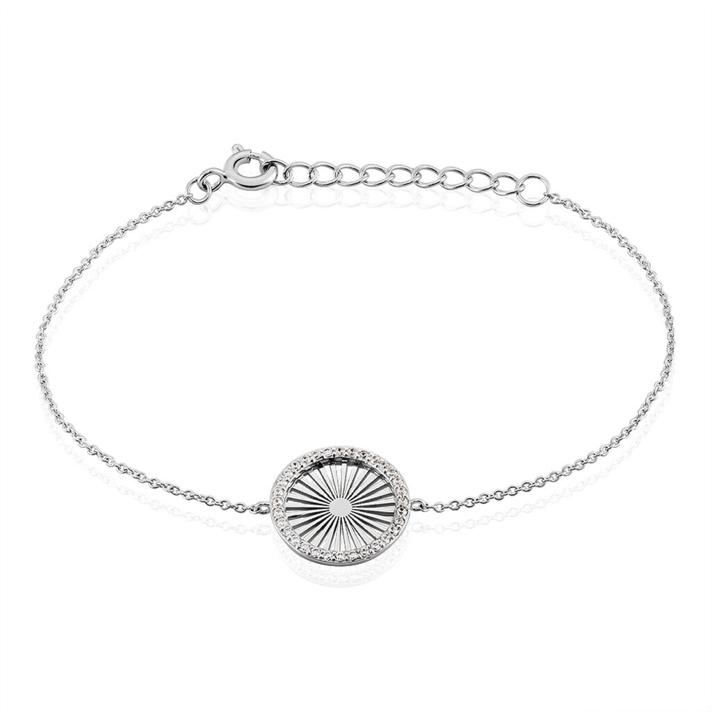 Bracelet Feliz Argent Blanc Oxyde De Zirconium - Bracelets Femme | Histoire d&rsquo;Or