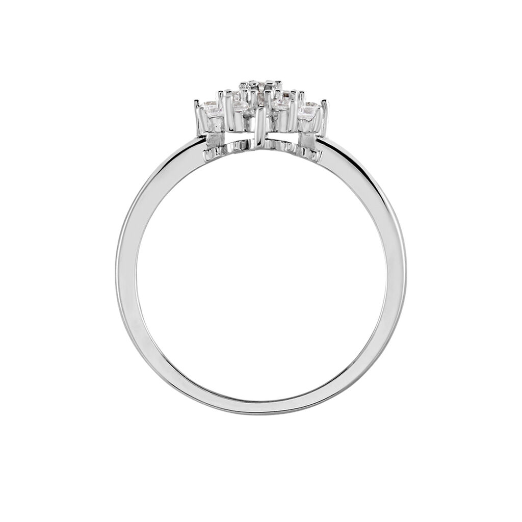 Bague Maximille Argent Blanc Oxyde De Zirconium - Bagues avec pierre Femme | Histoire d&rsquo;Or