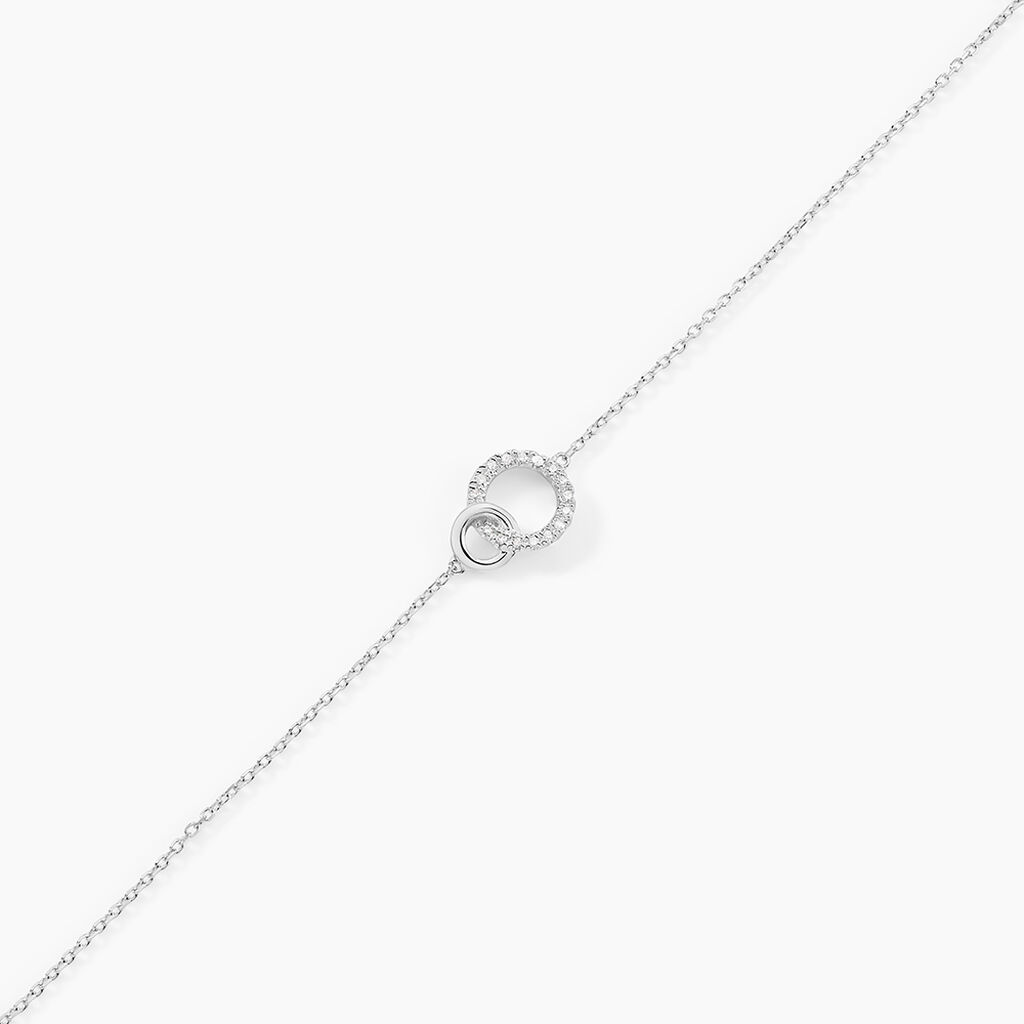 Bracelet Mahaut Or Blanc Diamant - Bracelets Femme | Histoire d&rsquo;Or