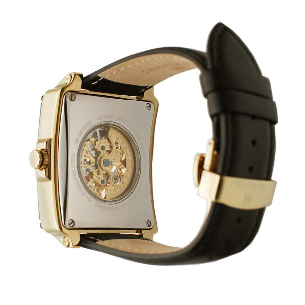 Montre Montignac Square Automatique Vert - Montres Homme | Histoire d’Or