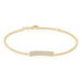 Bracelet Plaqué Or Jaune Maelyo Oxydes De Zirconium - Bracelets Femme | Histoire d’Or