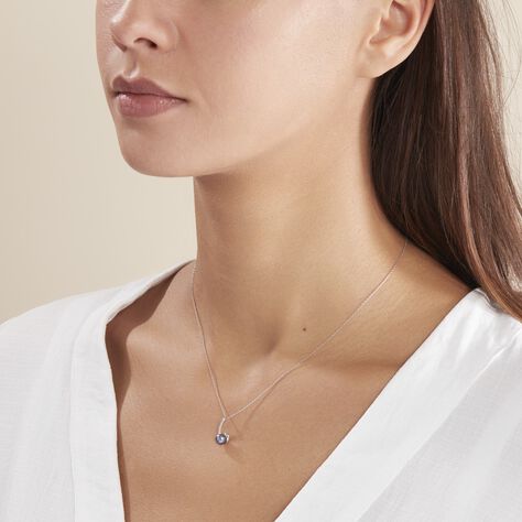 Collier Anais Or Blanc Perle De Culture Et Oxyde De Zirconium - Colliers Femme | Histoire d’Or