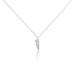 Collier Feath Argent Blanc Oxyde De Zirconium - Colliers fantaisie Femme | Histoire d’Or