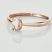 Bague Solitaire Or Rose Lexine Morganite - Bagues solitaires Femme | Histoire d’Or