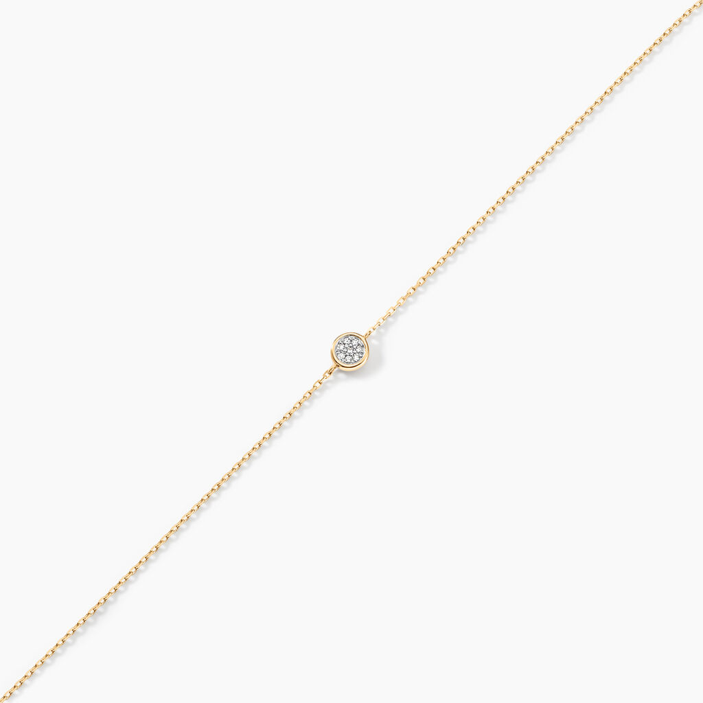Bracelet Or Jaune Sofia Diamants - Bracelets Femme | Histoire d&rsquo;Or