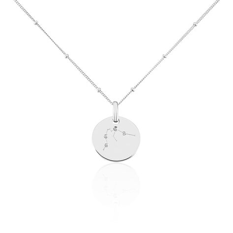 Collier Astr Argent Oxydes De Zirconium - Colliers Zodiaque Femme | Histoire d’Or