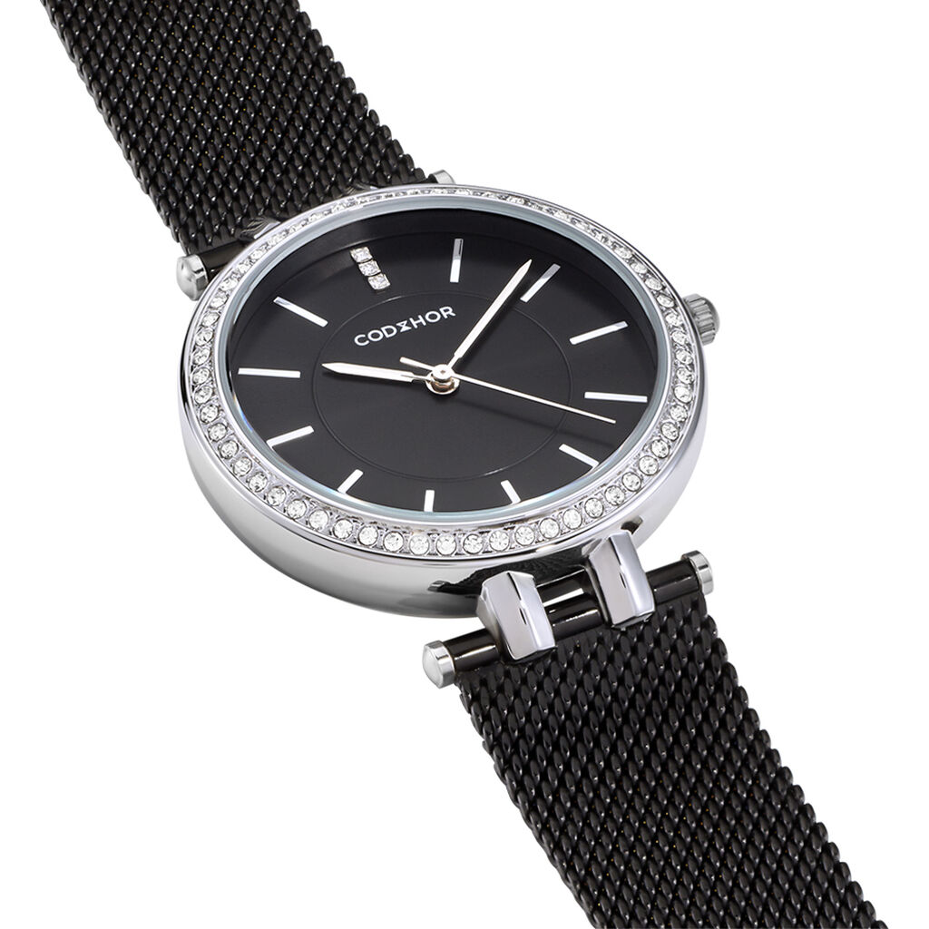 Montre Codhor Celinia Noir - Montres Femme | Histoire d&rsquo;Or