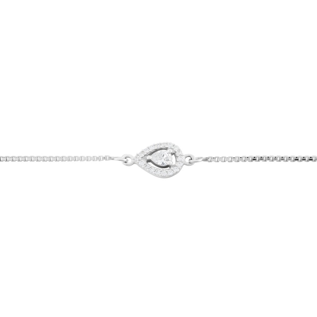 Bracelet Argent Blanc Andromeda Oxydes De Zirconium - Bracelets Femme | Histoire d’Or