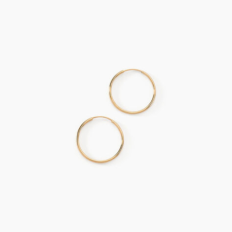 Créoles Dominae Or Jaune - Boucles d'oreilles créoles Femme | Histoire d’Or