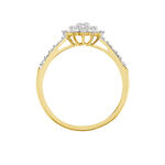 Bague Chouchana Ld Or Jaune Diamant Synth&eacute;tique - Bagues avec pierre Femme | Histoire d&rsquo;Or