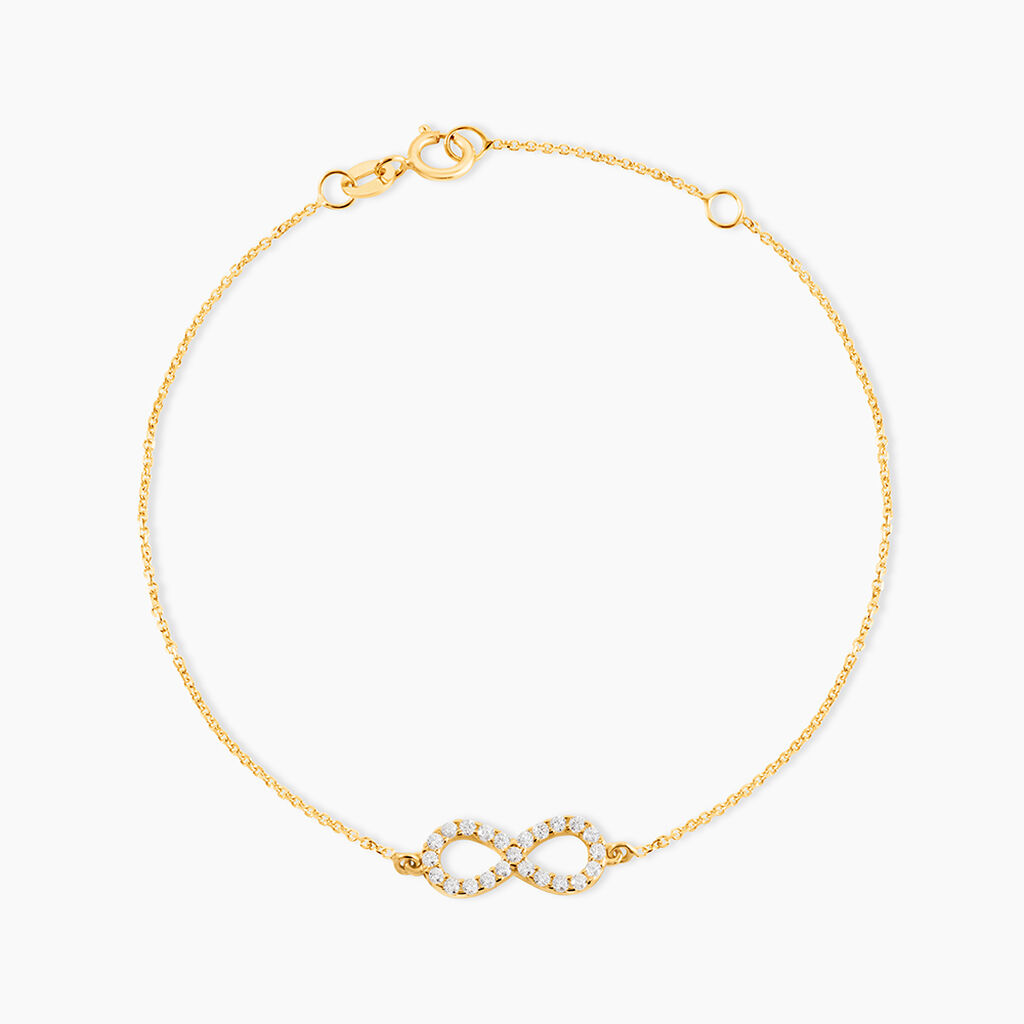 Bracelet Klothilda Or Jaune Oxyde De Zirconium - Bracelets Femme | Histoire d&rsquo;Or
