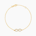 Bracelet Klothilda Or Jaune Oxyde De Zirconium - Bracelets Femme | Histoire d&rsquo;Or