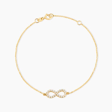 Bracelet Klothilda Or Jaune Oxyde De Zirconium - Bracelets Femme | Histoire d&rsquo;Or