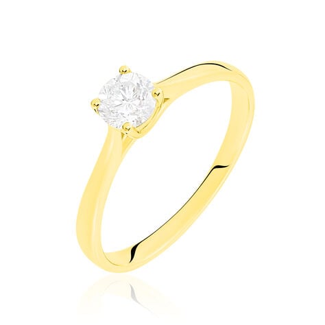 Bague Solitaire Collection Victoria Or Jaune Diamant - Bagues solitaires Femme | Histoire d&rsquo;Or